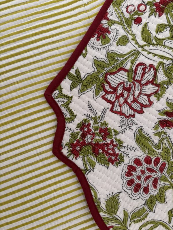 INDIVIDUAL REVERSIBLE BAUNILHA - Imagen 2